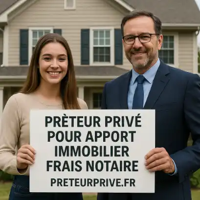 PRÊTEUR PRIVÉ POUR APPORT IMMOBILIER FRAIS NOTAIRE