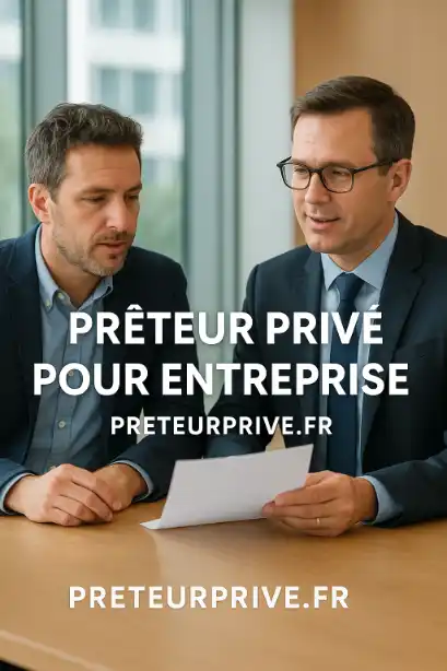 PRÊTEUR PRIVÉ POUR ENTREPRISE