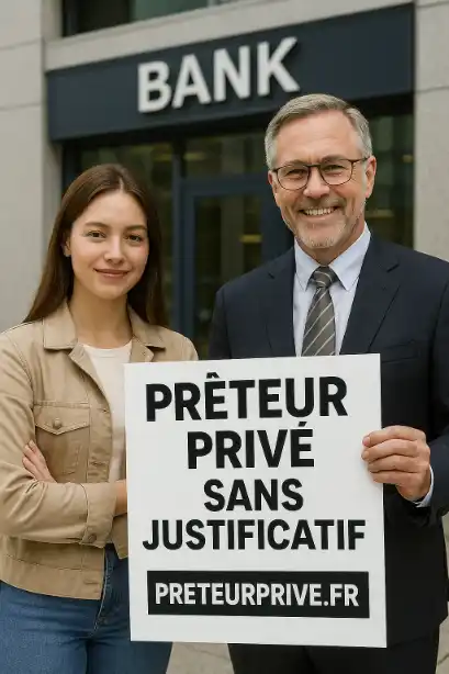 PRÊTEUR PRIVÉ SANS JUSTIFICATIF