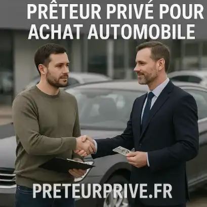 PRÊTEUR PRIVÉ POUR ACHAT D'AUTO