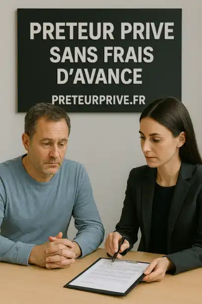 PRÊTEUR PRIVÉ SANS FRAIS D'AVANCE